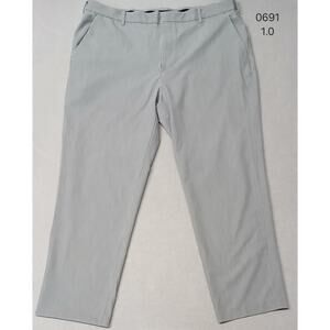 Van Husen (40x30) Gray Men's Straight Fit Poly Blend Pants